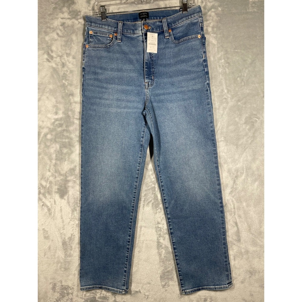 J.Crew Womens Stovepipe Jeans Signature Stretch+ Denim Size 30X28 NEW $118